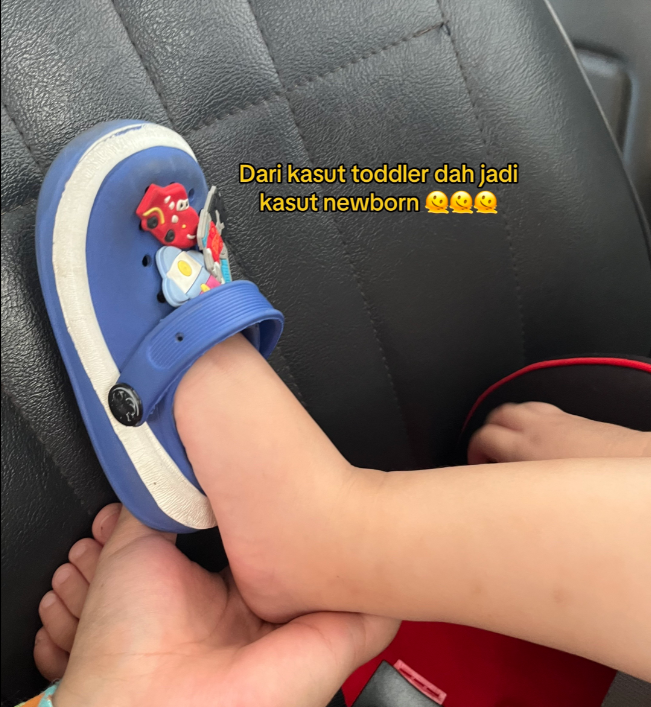 M'sian woman's son unable to wear shoe which shrunk in size