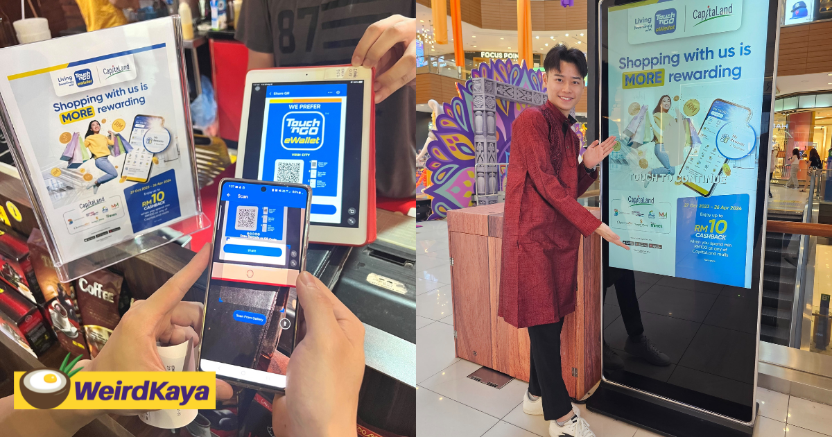 Shop at capitaland malls in malaysia and earn cashback with touch ‘n go ewallet | weirdkaya