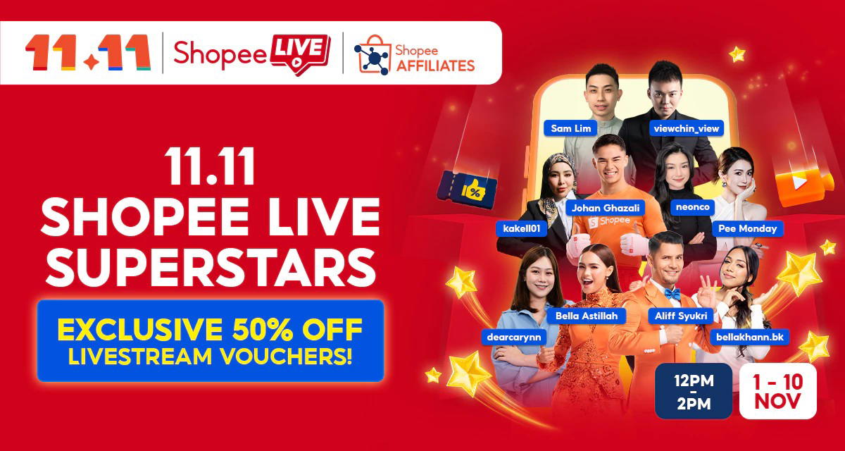 Shopee 11.11 Big Sale Is Back & It’s Actually Lagi Gempak This Year – 50% Off Daily, Free Shipping & Even All-New Saga Up For Grabs