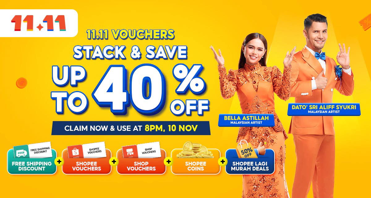 Shopee 11.11 Big Sale Is Back & It’s Actually Lagi Gempak This Year – 50% Off Daily, Free Shipping & Even All-New Saga Up For Grabs