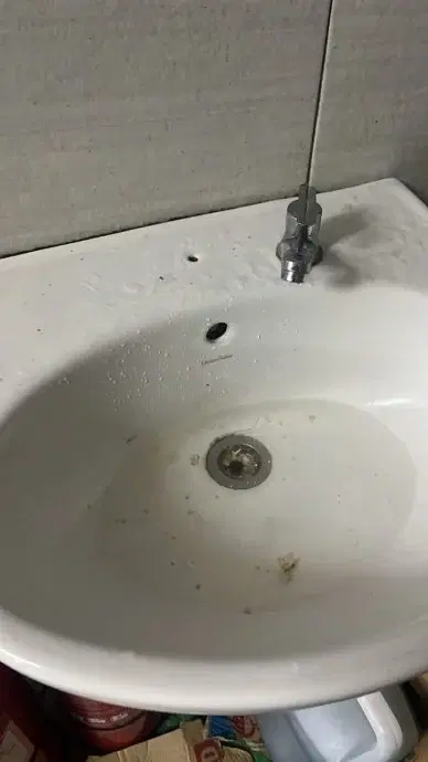 Sink stuck