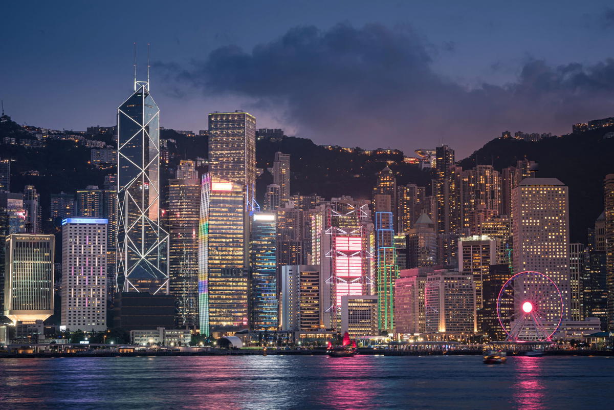 Hong kong skyline