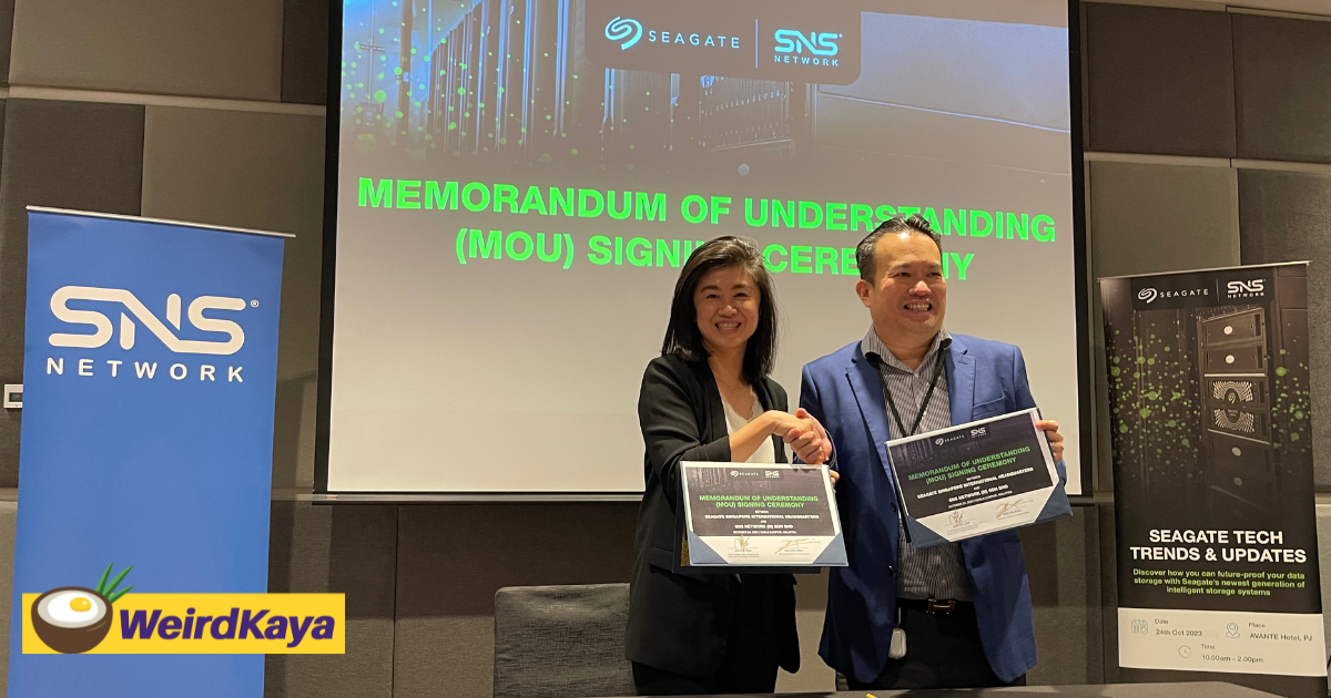 SNS Network Collaborates With Seagate Technology To Offer Enterprise Data Storage Solutions In Malaysia