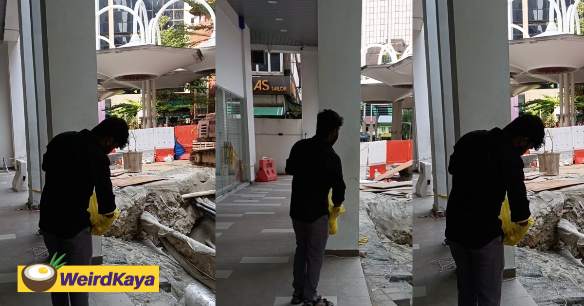 Son of kl sinkhole victim flies to m'sia & pays final tribute to his mother at masjid india | weirdkaya