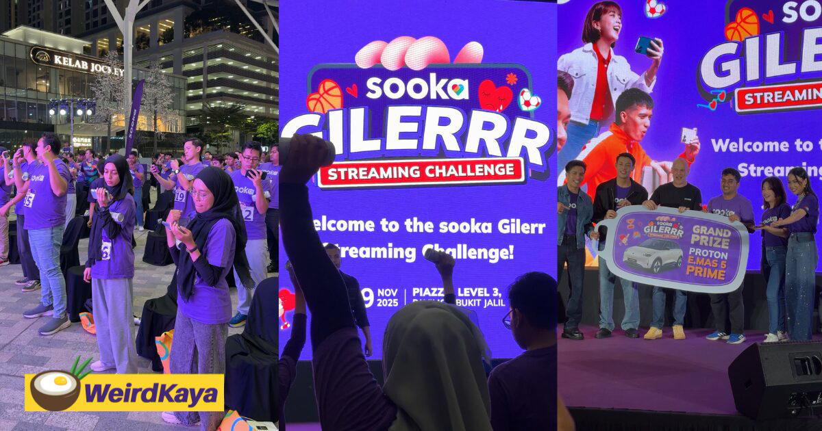 sooka Gilerrr Streaming Challenge Sets Malaysia Book of Records Title After Massive Turnout At Pavilion Bukit Jalil | WeirdKaya
