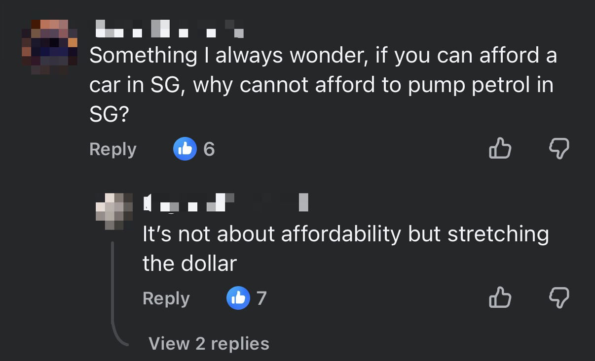 "Just Once, Okay?" — Man Slammed For Pumping RON95 Into SG-Registered Car comment 4