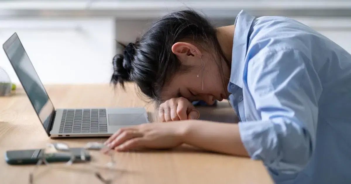 stressed woman