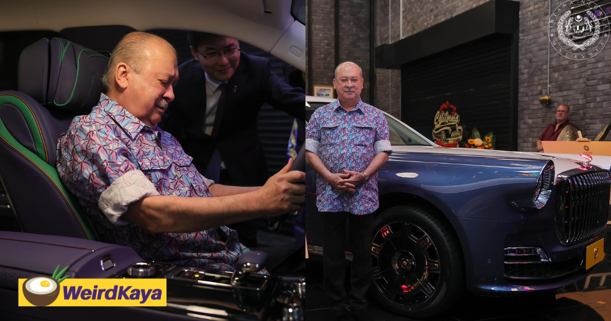 Sultan ibrahim becomes world's first owner of hongqi l5 car | weirdkaya