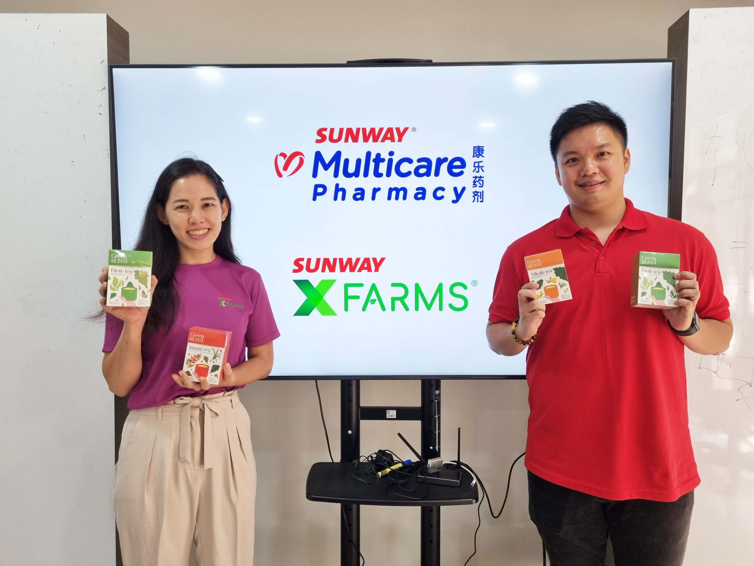 Sunway multicare pharmacy and sunway xfarms' collaboration