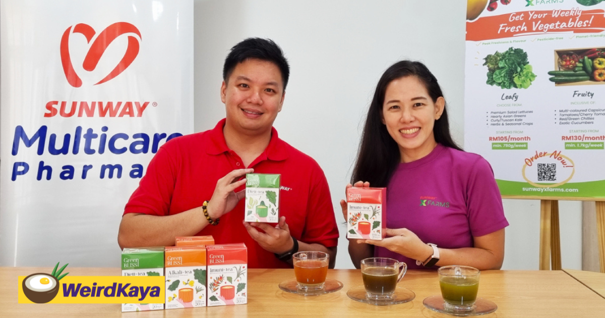 Sunway multicare pharmacy and sunway xfarms launch immunity boosting tea collection | weirdkaya
