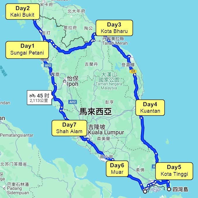 Taiwanese Teacher Rides 2,640KM Alone Through 6 States On Scooter, Says It Was Malaysians’ Kindness He’ll Remember Most