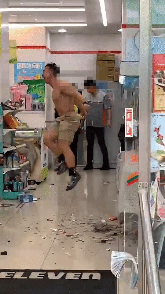 Taiwanese Man Goes Into Hulk Mode And Wrecks 7-Eleven Store After It Ran Out Of Chicken Snack