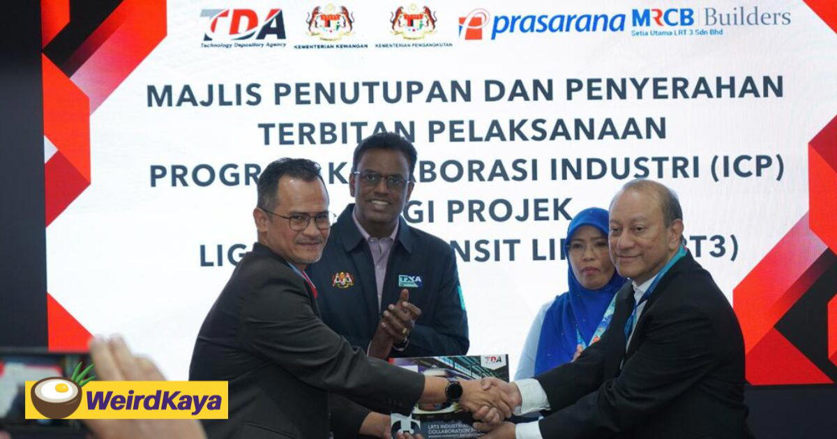 TDA Hands Over 64 ICP Projects Under Prasarana’s RM11.37 bil LRT3 Procurement