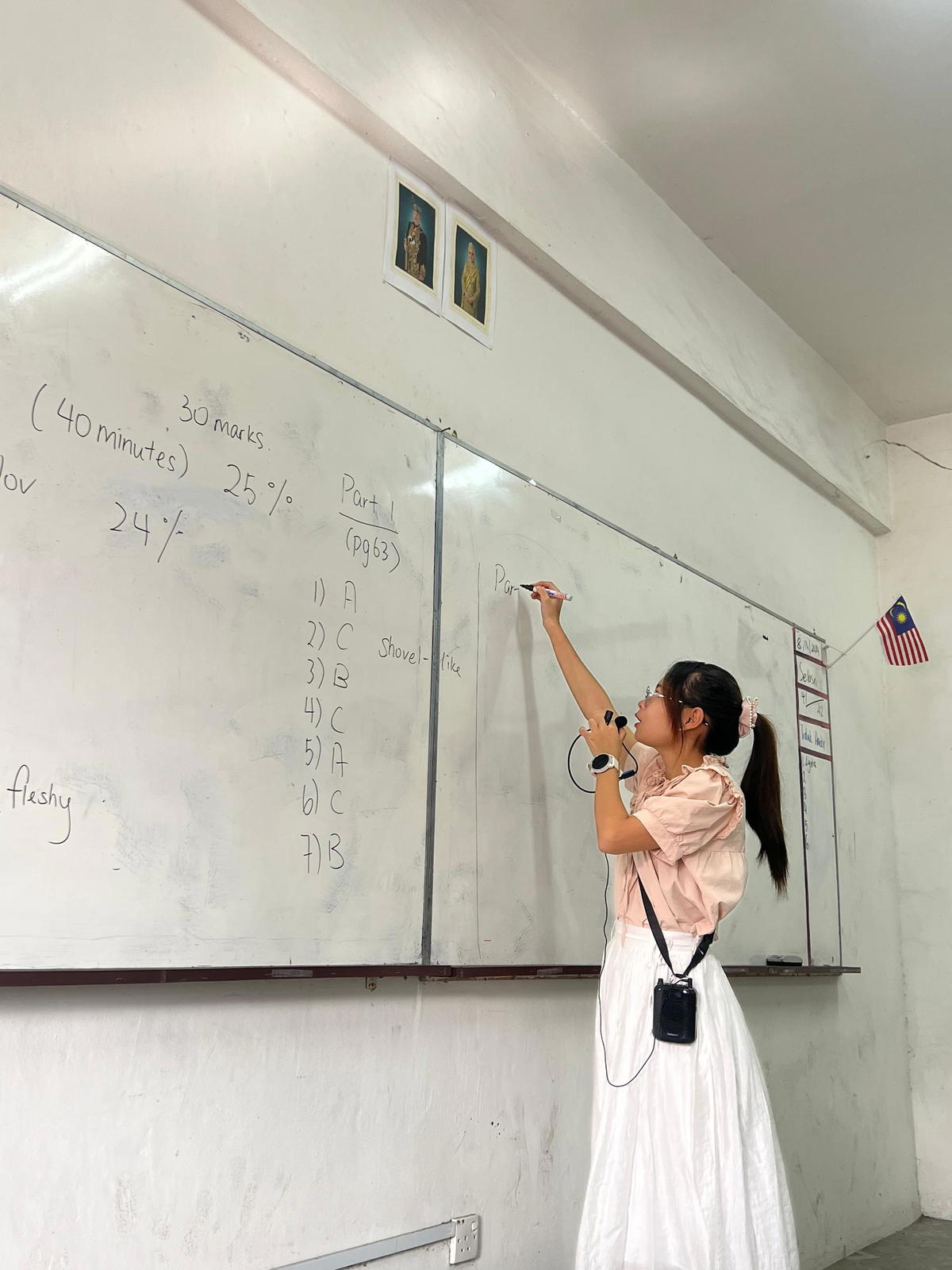 Teaching in class