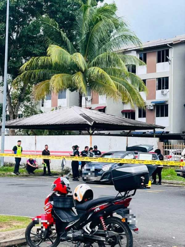 Teen couple dead in parked car Sabah (1)