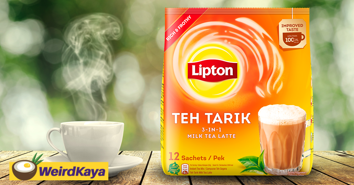 Teh tarik getting more expensive nowadays? Make it yourself at home hasslefree with lipton 3-in-1 | weirdkaya