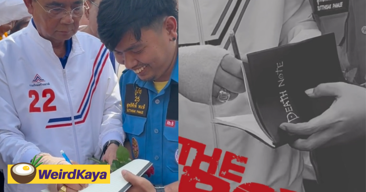 Thai prime minister pranked into signing on 'death note' during election campaign  | weirdkaya