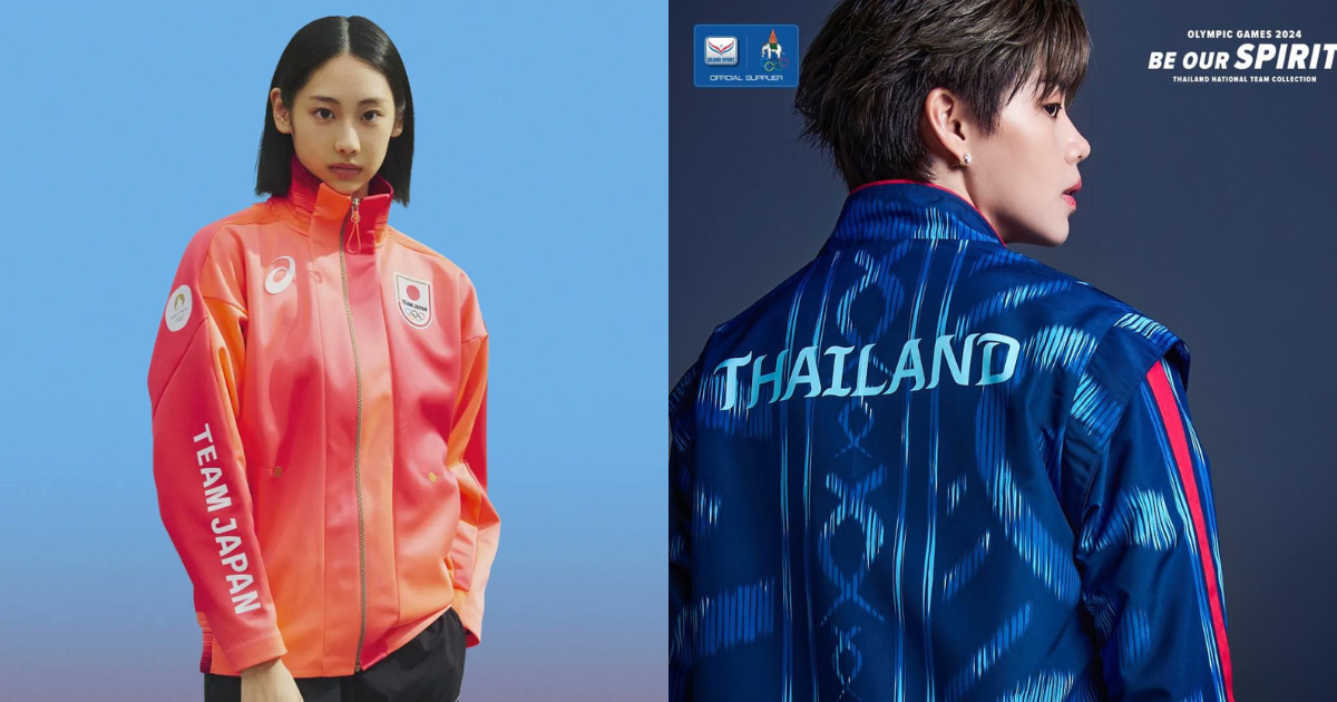 Thailand and japan's olympics attire