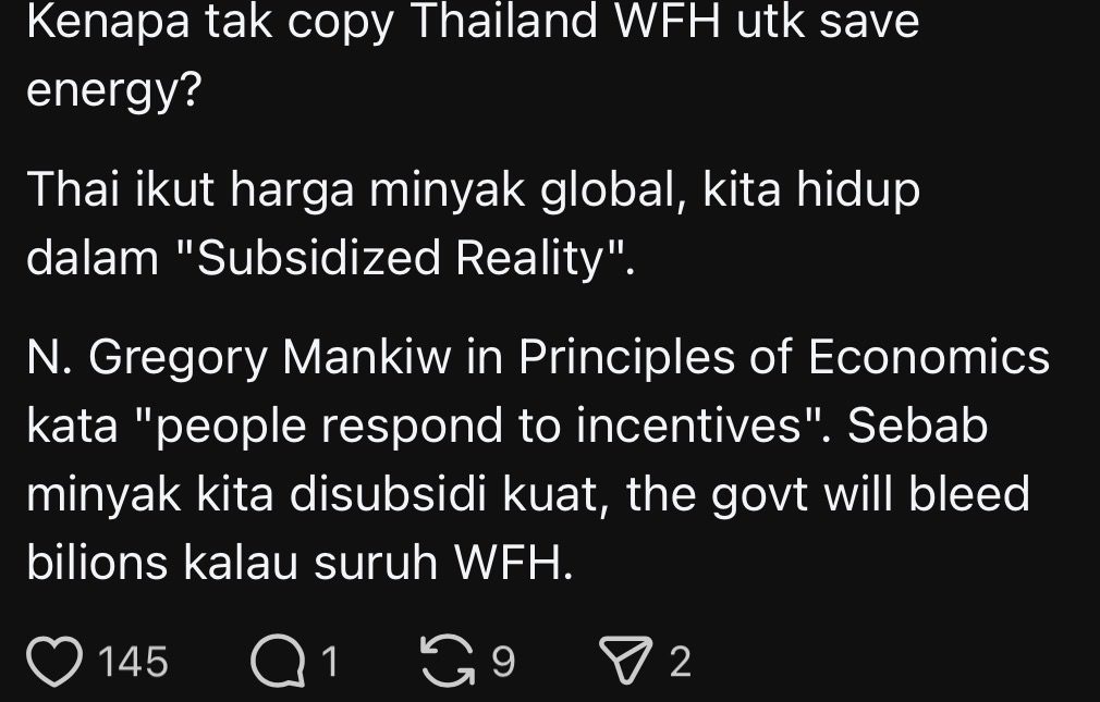 Thailand & Vietnam Encourages WFH To Cut Fuel Use, M’sians Ask: 'When's Our Turn?"