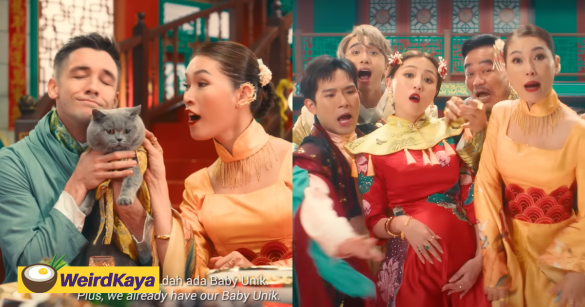 The long siblings battle for long mama’s attention during reunion dinner in watsons' cny video! Watch till the end to find out who won | weirdkaya