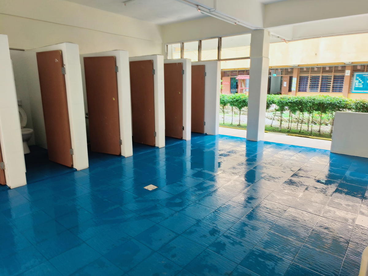 The open-air toilet in johor school 2