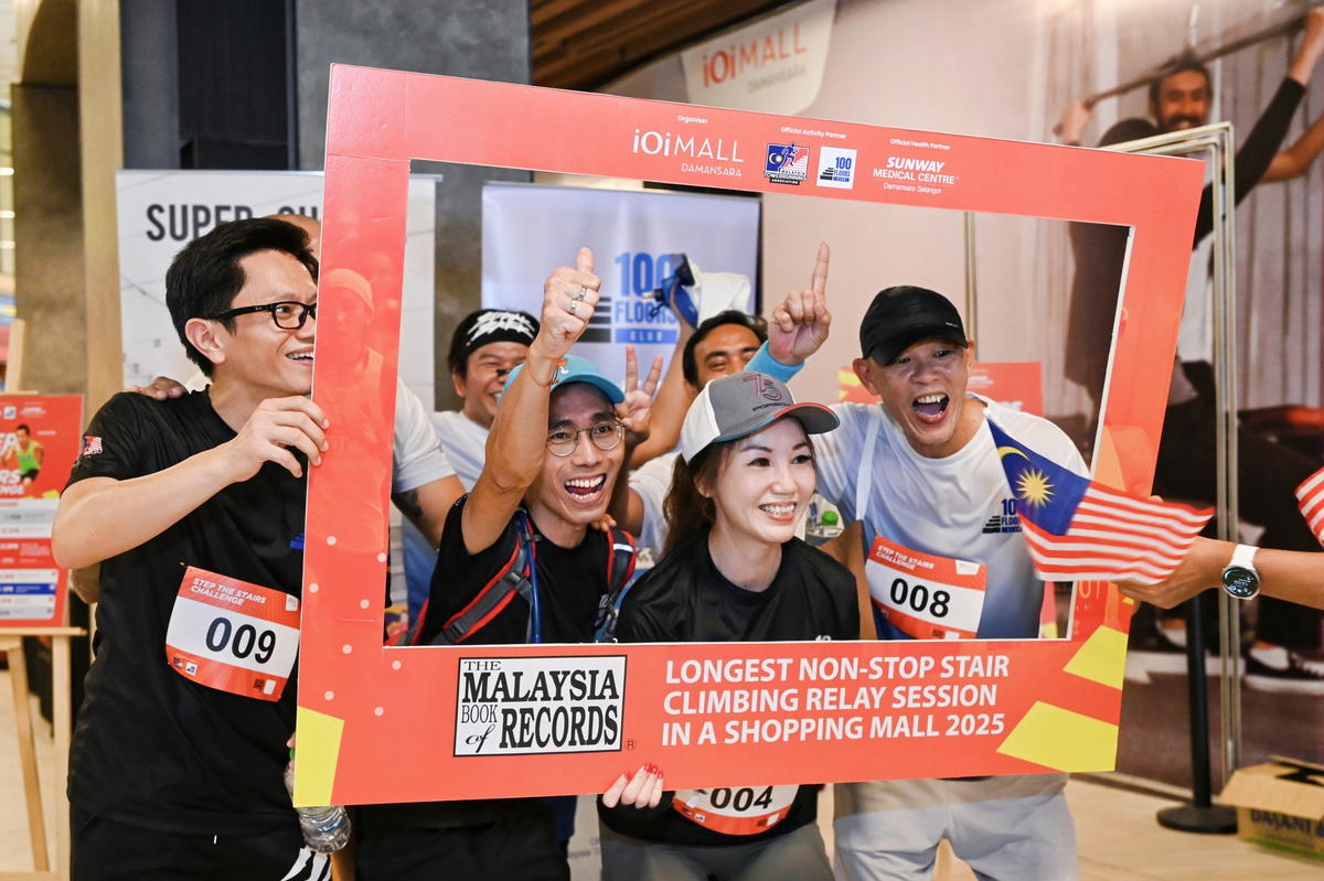 The Step the Stairs Challenge kicked off