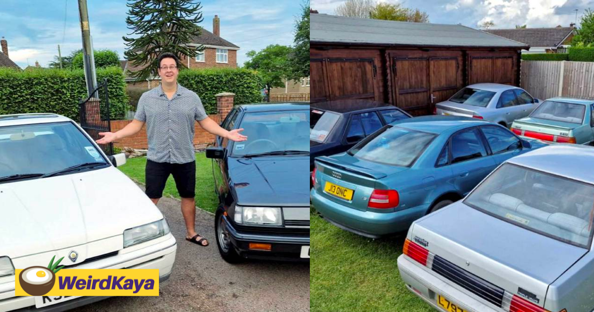 This mat salleh has been collecting proton cars as a hobby for years | weirdkaya