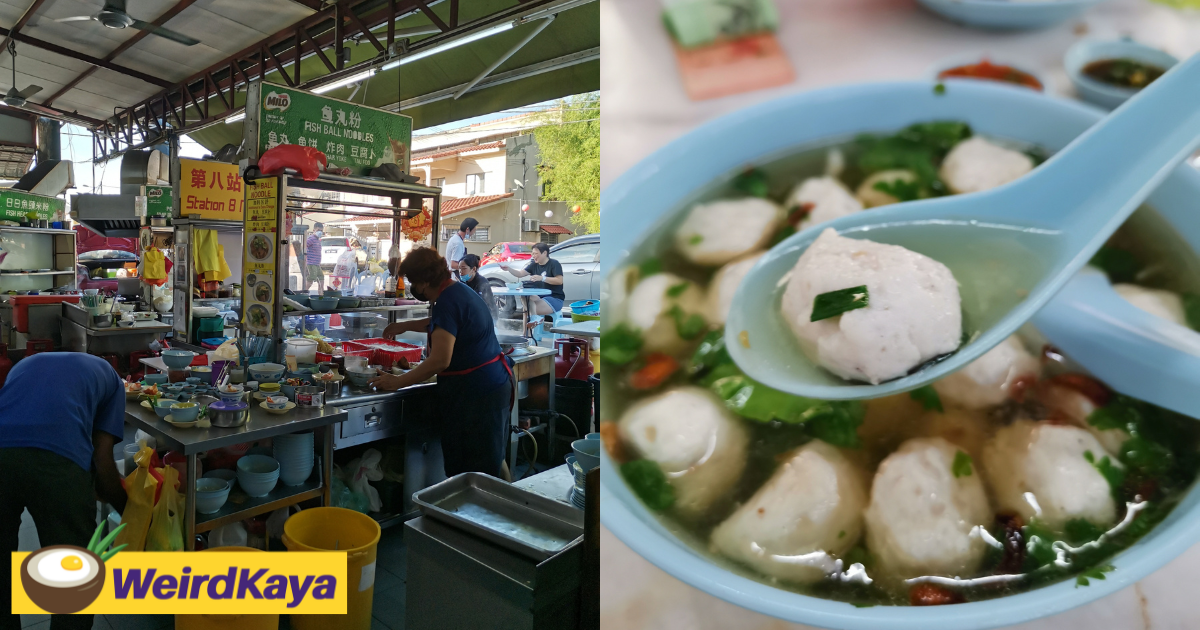 This nameless stall has been selling the best fishball noodles in ss2 for more than 10 years | weirdkaya