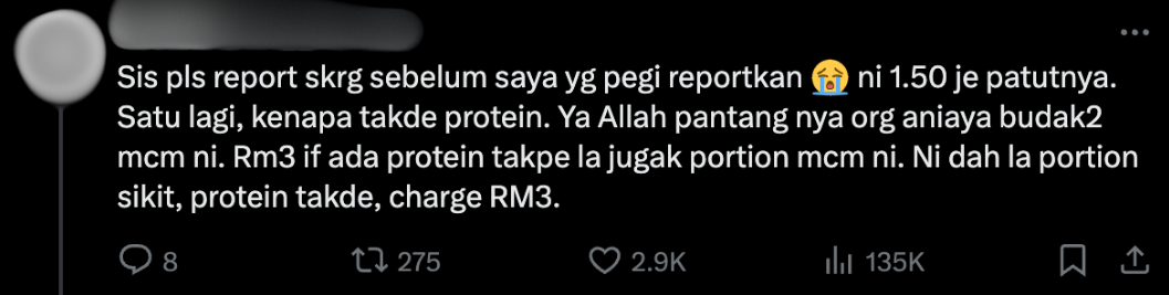 M’sian Mum Questions Size Of RM3 Primary School Canteen Meal, Netizens Stunned | WeirdKaya