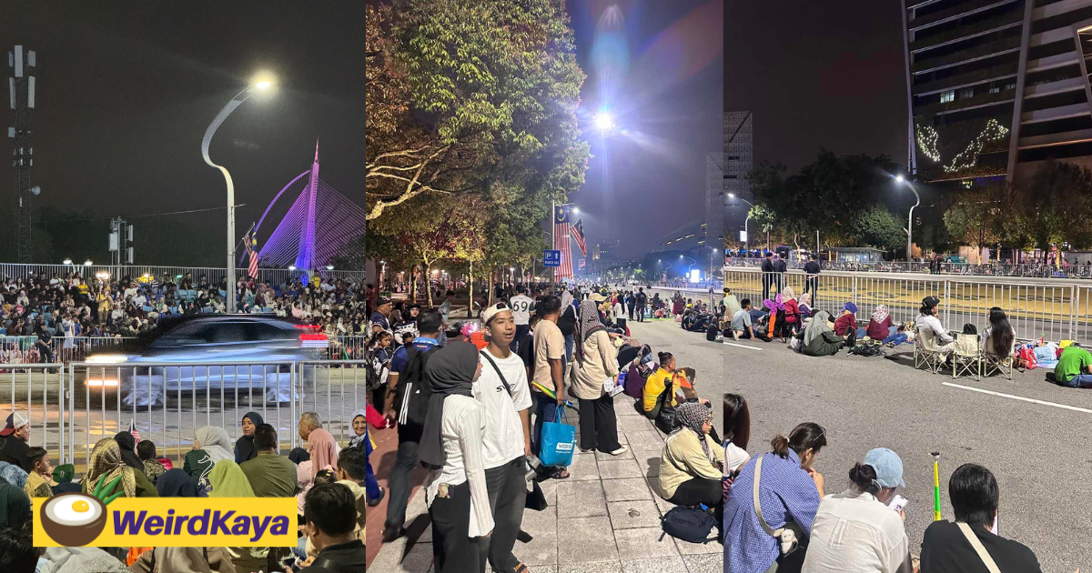 Thousands Of M’sians Wake Up As Early As 4am To Attend National Day Celebration | WeirdKaya