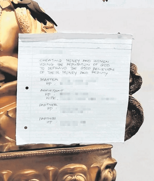 Threatening note left by loan sharks at Yishun flat