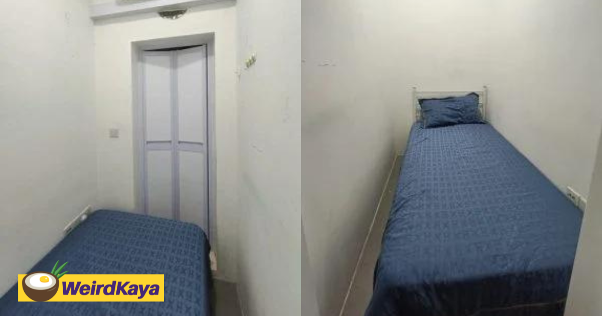 Tiny room that barely fits 1 bed listed for rent in s'pore, netizens outraged | weirdkaya