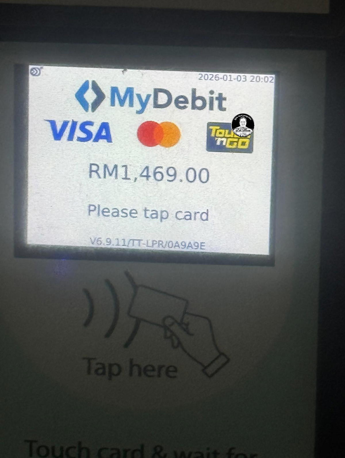 Toll charging RM1000