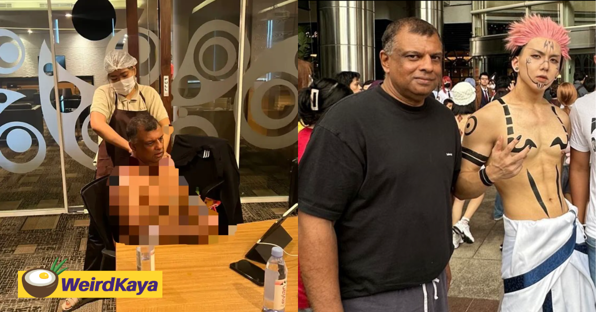 'why him but not me? '- tony fernandes asks why cosplayer can go shirtless but not him | weirdkaya