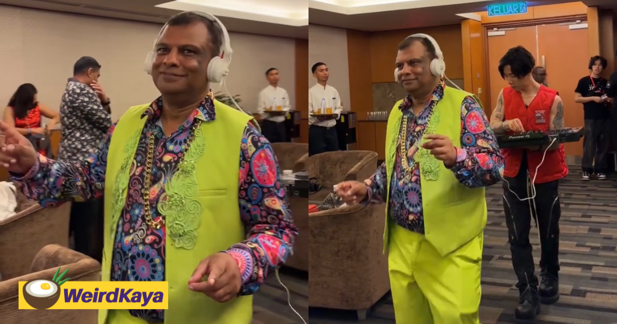 Tony Fernandes Vibing With Private ‘Walking DJ’ Has Netizens In Stitches