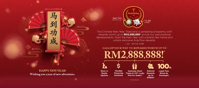 Tropicana Corporation Berhad CNY giveaway poster