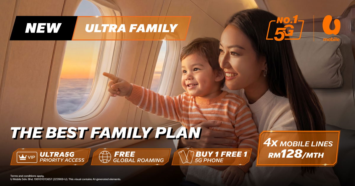 u mobile Ultra family 128 plan