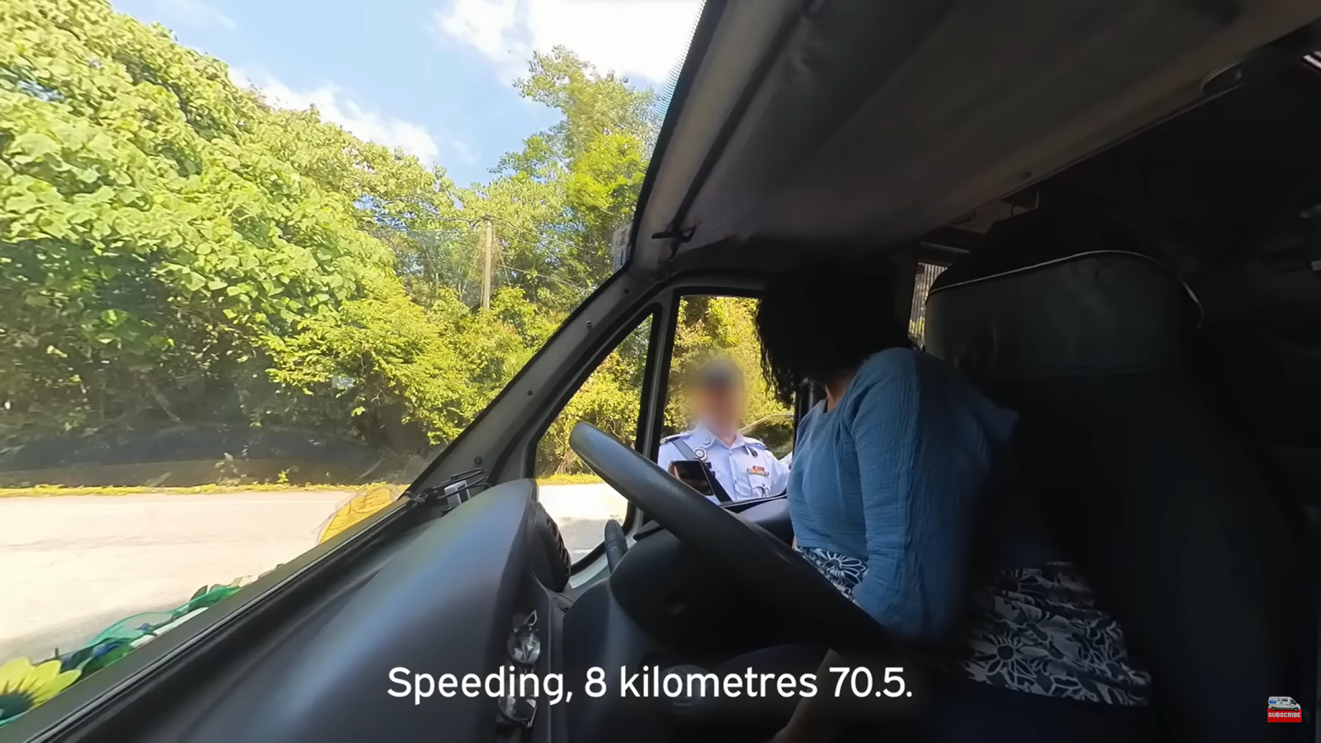 Uk couple pulled over for speeding