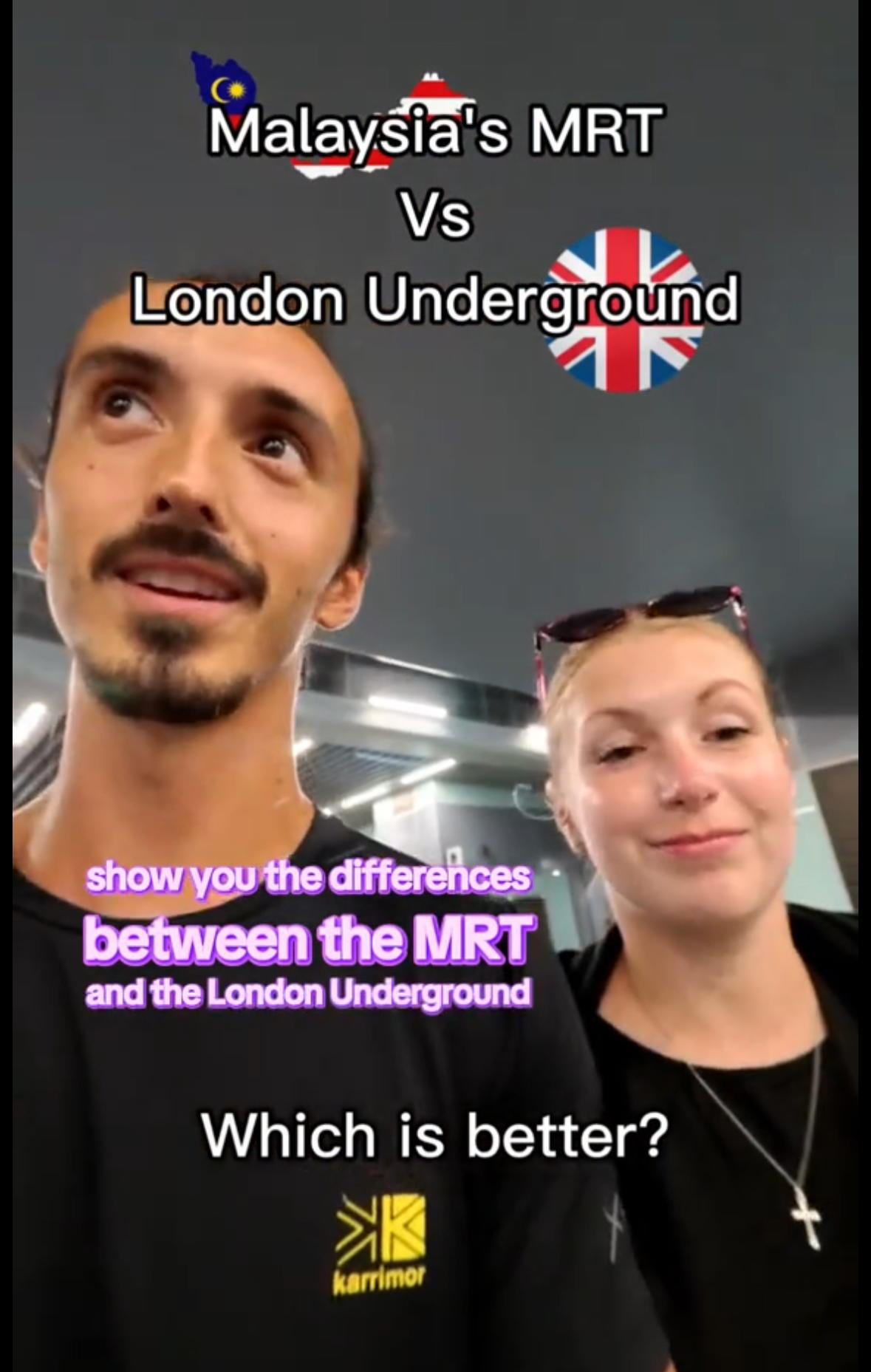 UK Tourists Compare M'sia’s MRT To London Underground & Find Ours Cleaner, Cheaper & More Modern