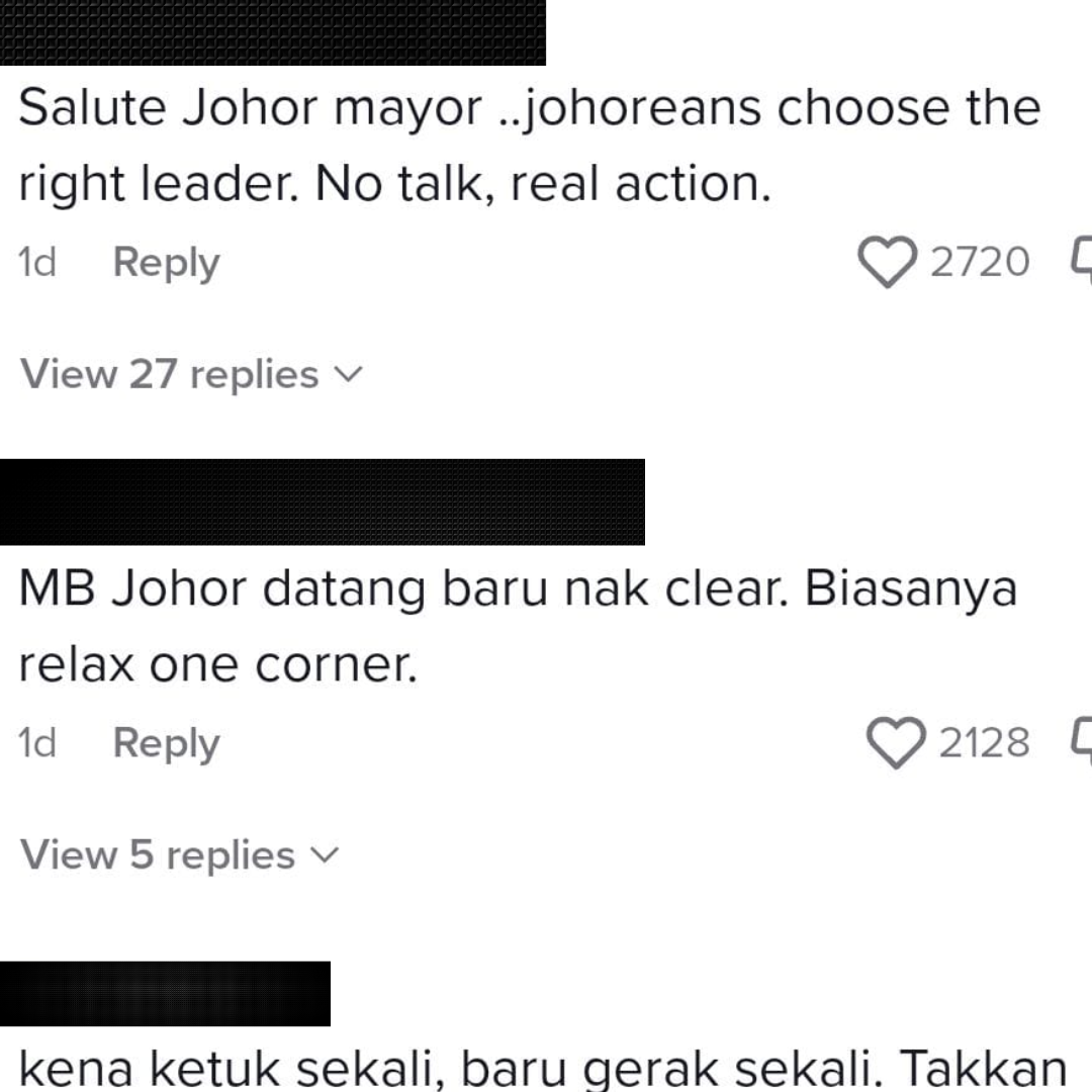Johor mb 'spotchecks' jb customs, reprimands staff for having only one motorcycle lane open comment 1