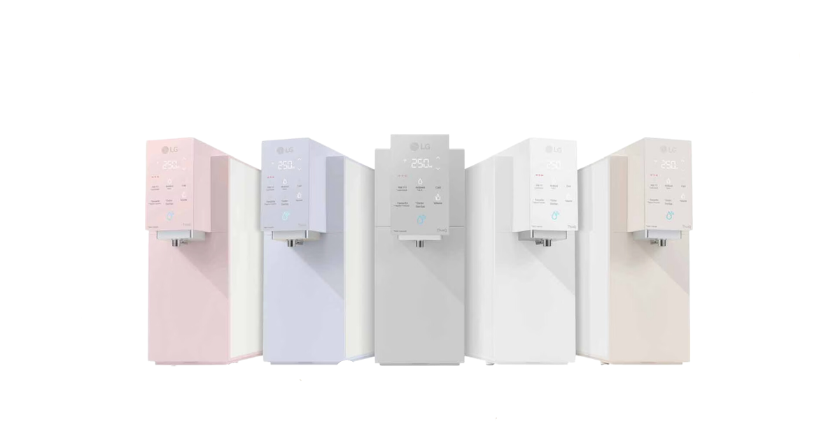 This new lg puricare™ self service tankless water purifier l objet collection lets you monitor its status with your smartphone and win for free, here’s how