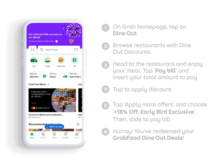 Plan the perfect family gathering with big savings on grabfood dine out | weirdkaya