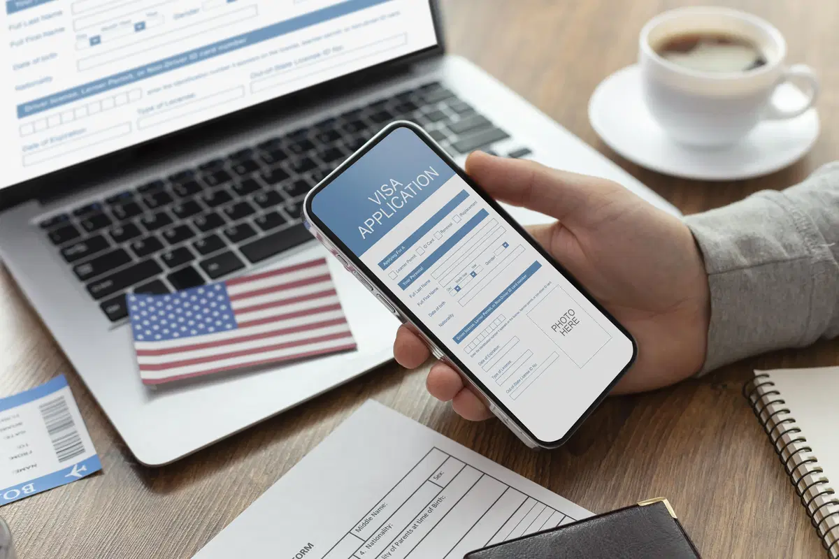 US visa application