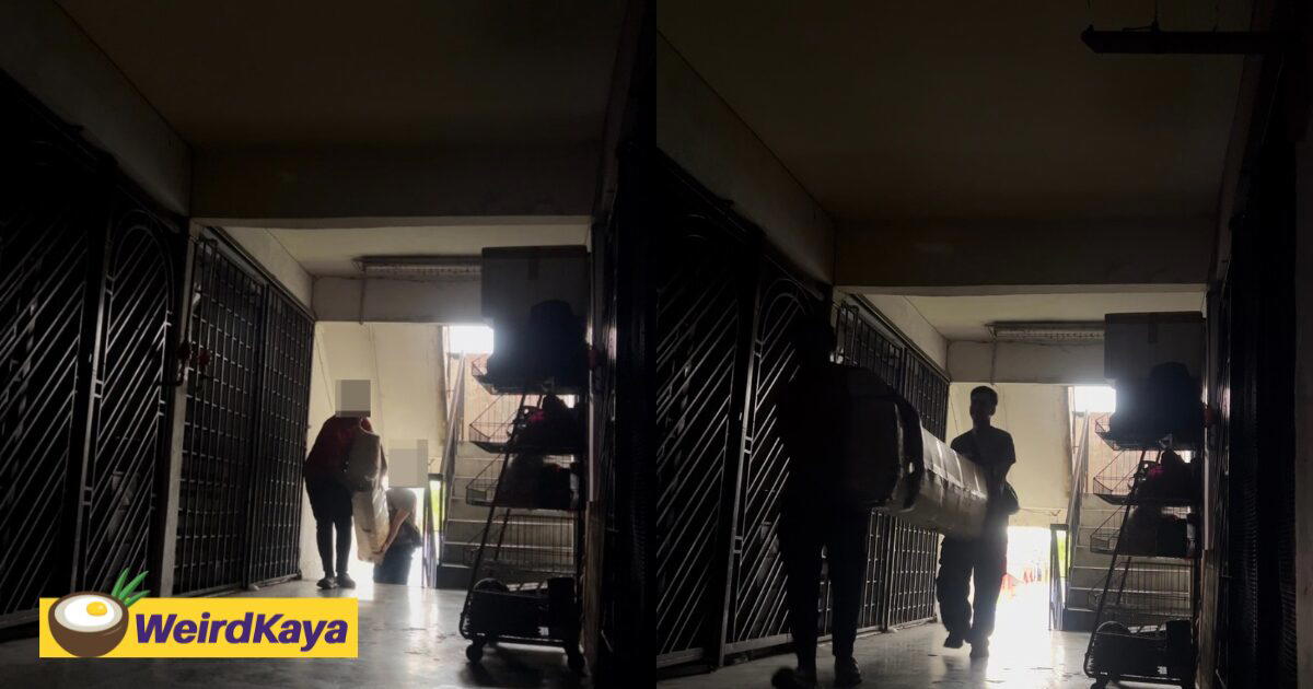 ‘Use Some Common Sense!’ – M’sian Slams Those Who Make Delivery Riders Carry 60kg Parcels Up Staircases | WeirdKaya