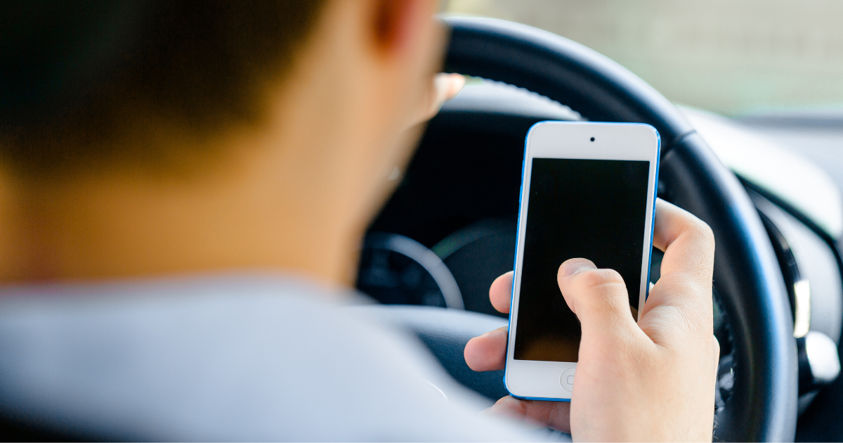 Using phone while driving