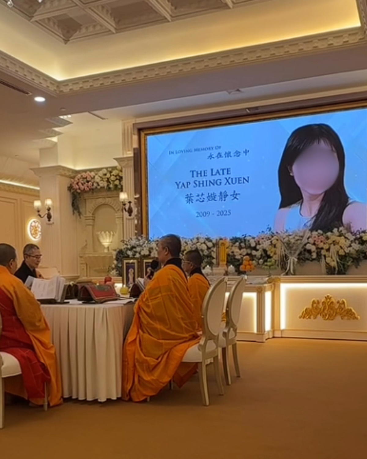 Victim's wake
