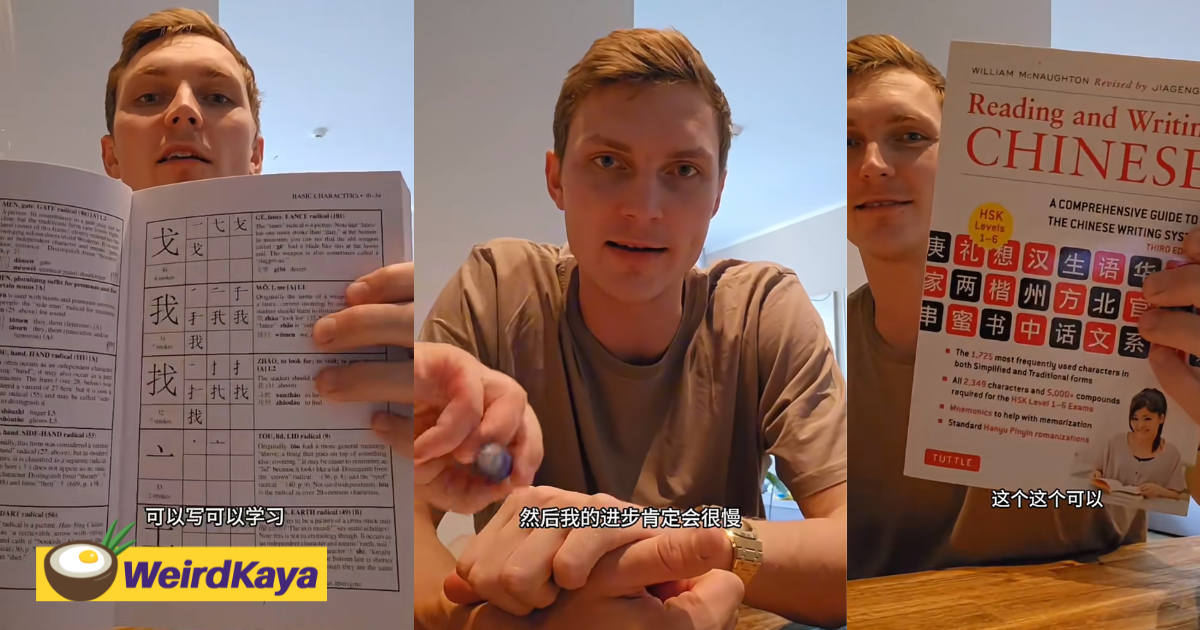 Viktor axelsen reveals he's learning how to write in mandarin as a way to relax | weirdkaya