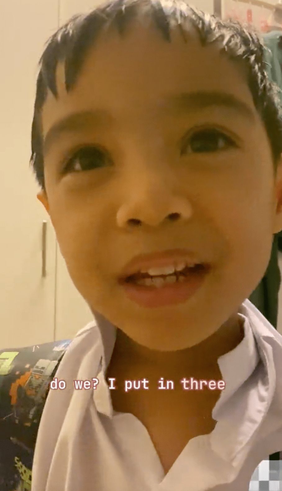 We don't have much money 7yo malaysian  thoughtful boy shares 3