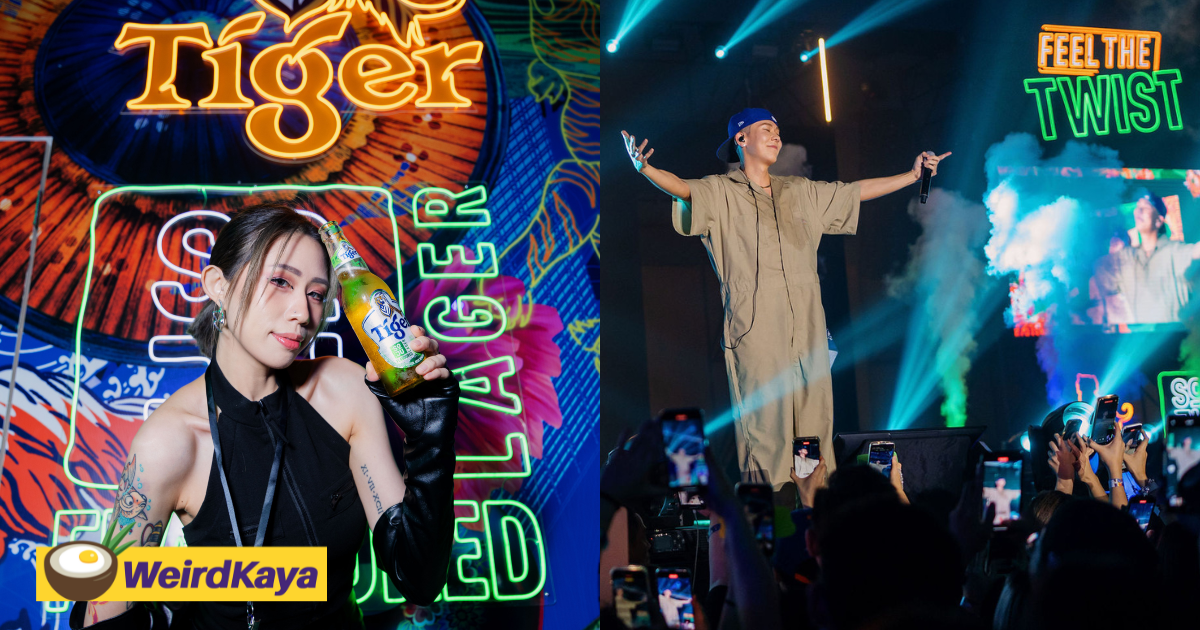 We had a blast at tiger soju flavoured lager launch party featuring south korean rapper loco & more local artist! | weirdkaya