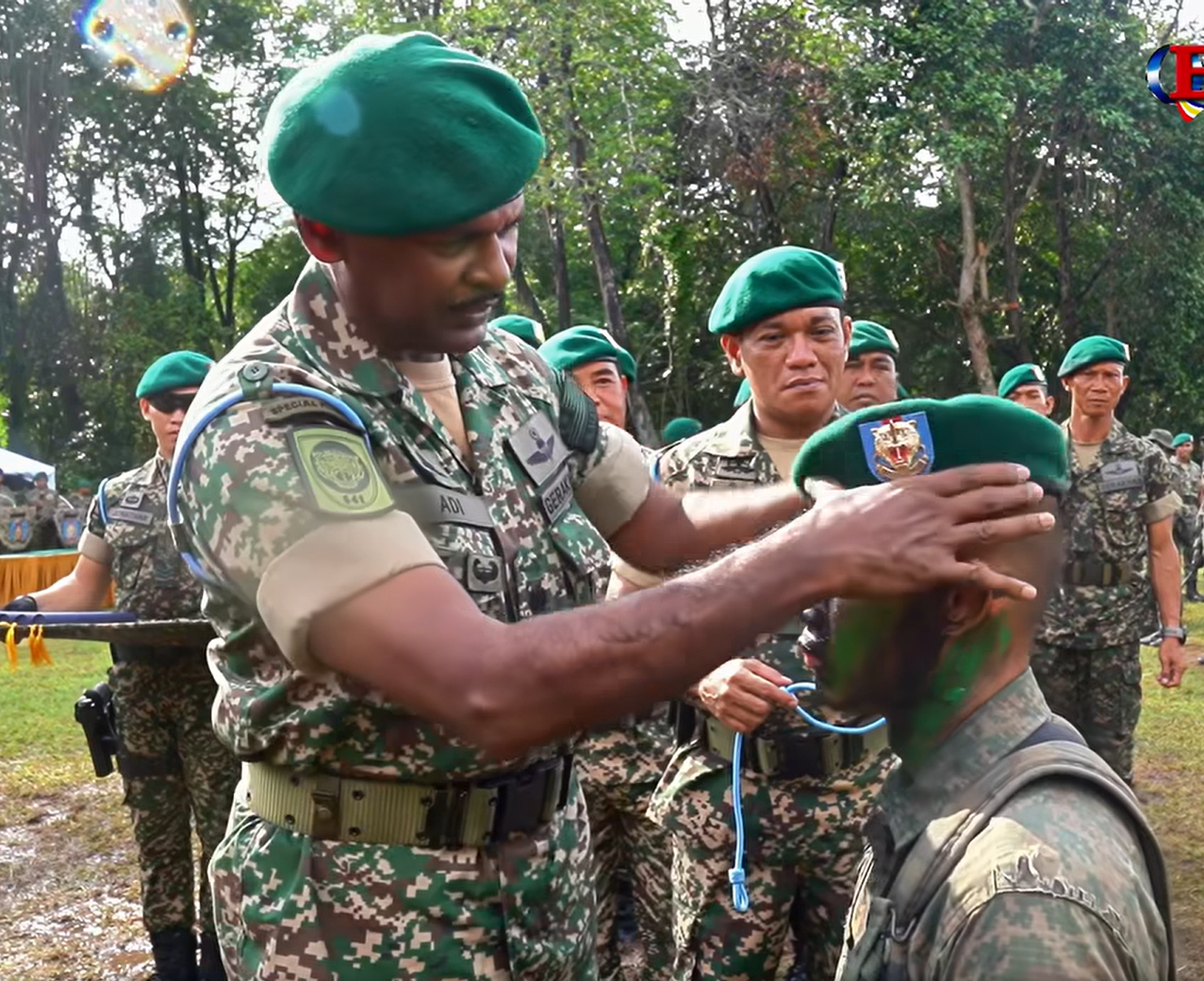 Wearing the commandor hat